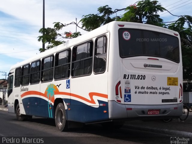 Auto Viação Salineira RJ 111.020 na cidade de São Pedro da Aldeia, Rio de Janeiro, Brasil, por Pedro Marcos. Número da foto: #5020094.