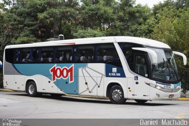 Auto Viação 1001 RJ 108.586 na cidade de São Paulo, São Paulo, Brasil, por Daniel  Machado. ID da foto: 5020316.