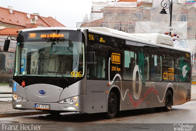 MZA - Miejskie Zakłady Autobusowe 936 na cidade de Warsaw, Masovian, Polônia, por Franz Hecher. Número da foto: #5019231.