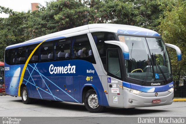 Viação Cometa 12250 na cidade de São Paulo, São Paulo, Brasil, por Daniel  Machado. ID da foto: 5020489.