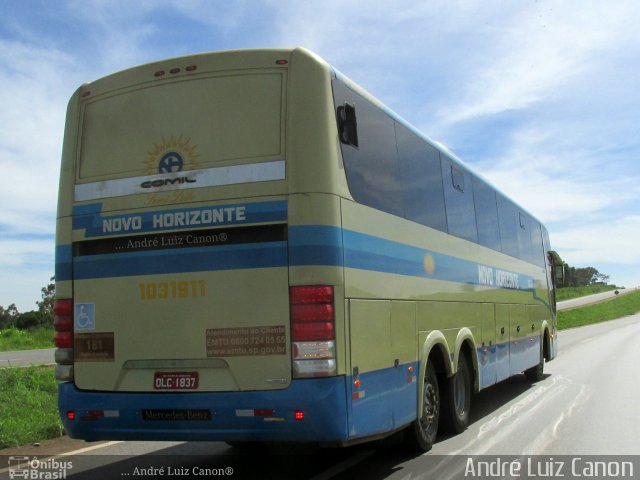 Viação Novo Horizonte 1031911 na cidade de Goianápolis, Goiás, Brasil, por André Luiz Canon. Número da foto: #5041562.
