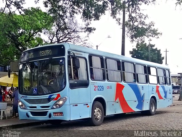 Aliança Transportes Urbanos 21229 na cidade de Fortaleza, Ceará, Brasil, por Matheus Lima Teixeira. ID da foto: 5042017.