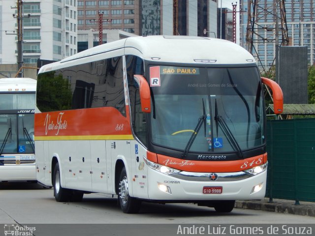 Viação Vale do Tietê 848 na cidade de São Paulo, São Paulo, Brasil, por André Luiz Gomes de Souza. Número da foto: #5043790.