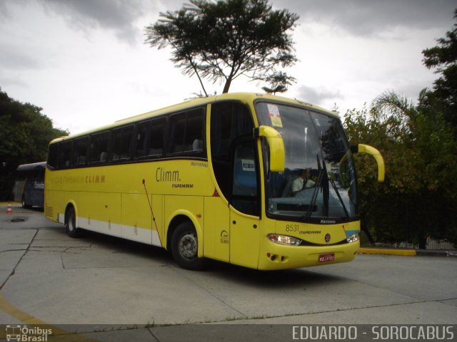 Viação Itapemirim 8531 na cidade de São Paulo, São Paulo, Brasil, por EDUARDO - SOROCABUS. Número da foto: #5043615.