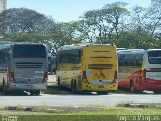 Viação Itapemirim 60583 na cidade de São José dos Campos, São Paulo, Brasil, por Rogerio Marques. Número da foto: #5041671.