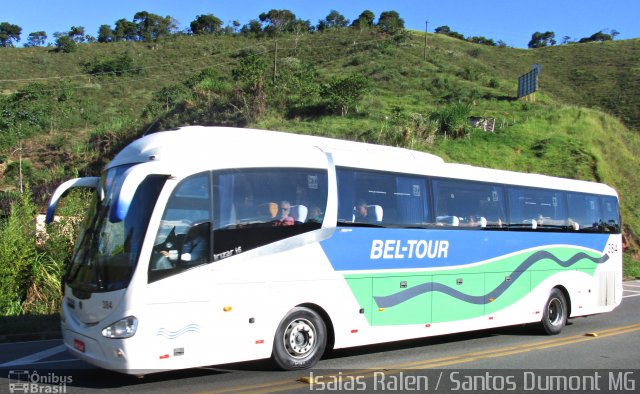 Bel-Tour Transportes e Turismo 384 na cidade de Santos Dumont, Minas Gerais, Brasil, por Isaias Ralen. ID da foto: 5041333.