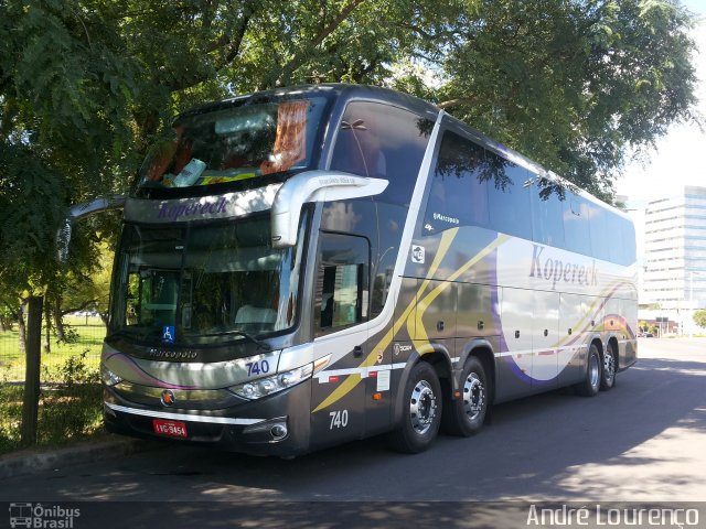 Kopereck Turismo 740 na cidade de Porto Alegre, Rio Grande do Sul, Brasil, por André Lourenço de Freitas. Número da foto: #5045638.
