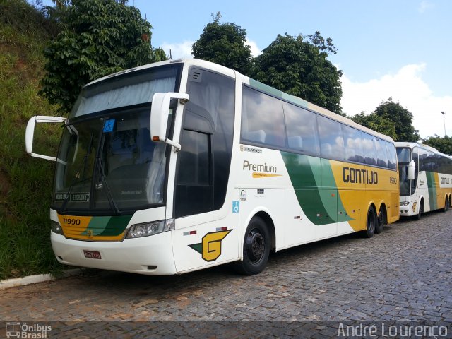 Empresa Gontijo de Transportes 11990 na cidade de João Monlevade, Minas Gerais, Brasil, por André Lourenço de Freitas. Número da foto: #5045645.
