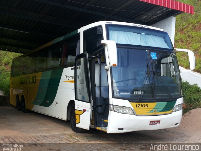 Empresa Gontijo de Transportes 12105 na cidade de João Monlevade, Minas Gerais, Brasil, por André Lourenço de Freitas. ID da foto: 5045641.