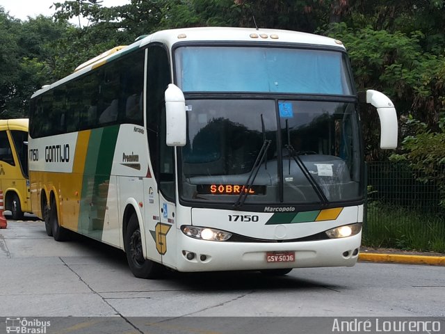 Empresa Gontijo de Transportes 17150 na cidade de São Paulo, São Paulo, Brasil, por André Lourenço de Freitas. ID da foto: 5045600.