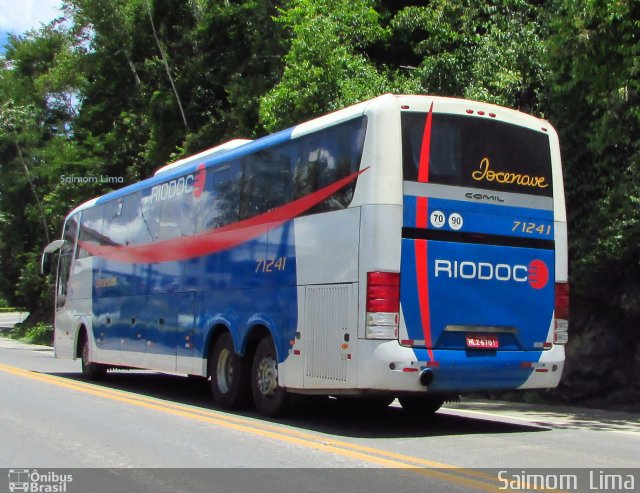 Viação Riodoce 71241 na cidade de Marechal Floriano, Espírito Santo, Brasil, por Saimom  Lima. ID da foto: 5045828.