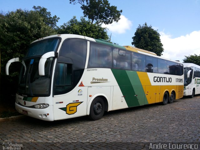 Empresa Gontijo de Transportes 17085 na cidade de João Monlevade, Minas Gerais, Brasil, por André Lourenço de Freitas. ID da foto: 5045651.