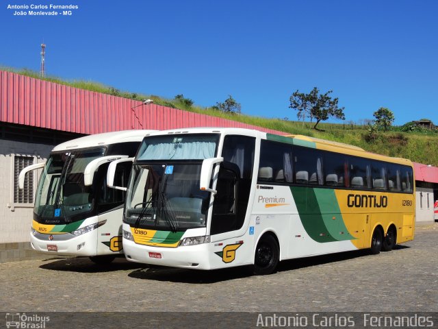 Empresa Gontijo de Transportes 12180 na cidade de João Monlevade, Minas Gerais, Brasil, por Antonio Carlos Fernandes. Número da foto: #5044884.