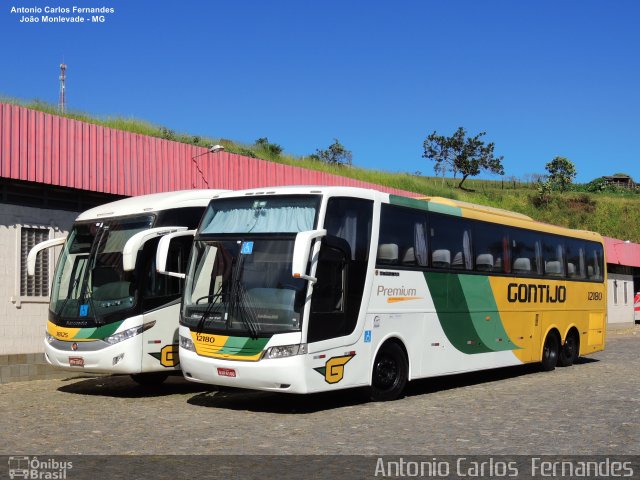 Empresa Gontijo de Transportes 12180 na cidade de João Monlevade, Minas Gerais, Brasil, por Antonio Carlos Fernandes. ID da foto: 5044884.