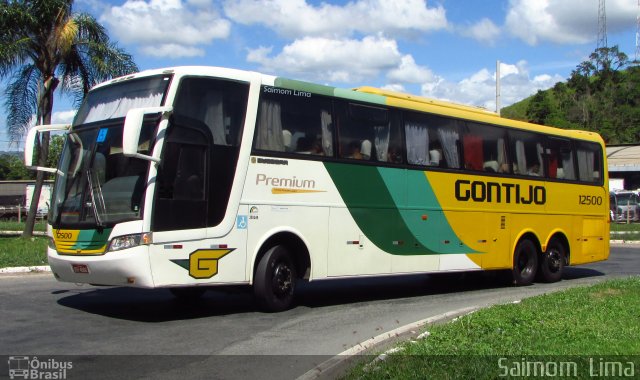 Empresa Gontijo de Transportes 12500 na cidade de Viana, Espírito Santo, Brasil, por Saimom  Lima. ID da foto: 5045812.