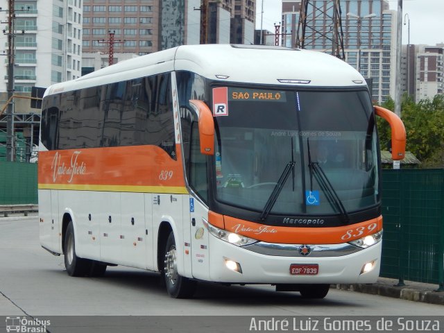 Viação Vale do Tietê 839 na cidade de São Paulo, São Paulo, Brasil, por André Luiz Gomes de Souza. ID da foto: 5048118.