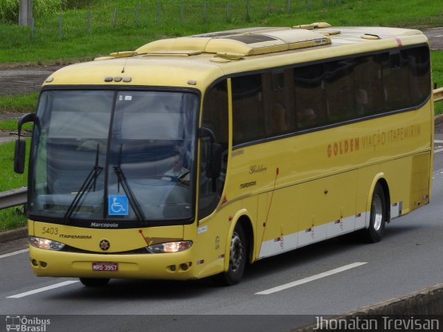 Viação Itapemirim 5403 na cidade de Lavrinhas, São Paulo, Brasil, por Jhonatan Diego da Silva Trevisan. Número da foto: #5047291.