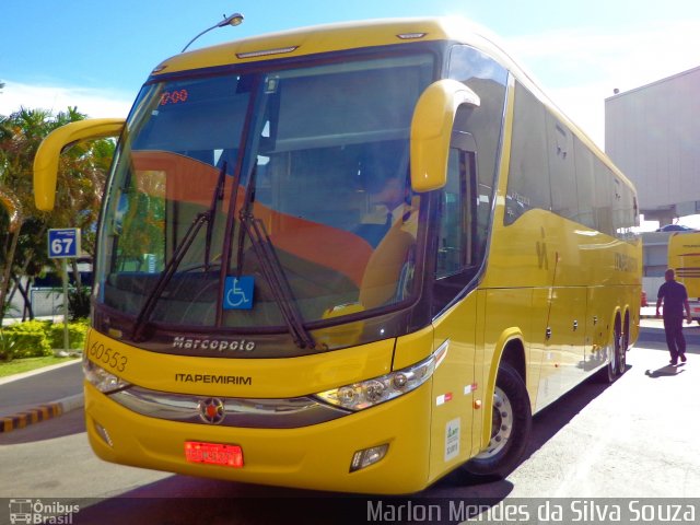 Viação Itapemirim 60553 na cidade de Rio de Janeiro, Rio de Janeiro, Brasil, por Marlon Mendes da Silva Souza. Número da foto: #5046744.