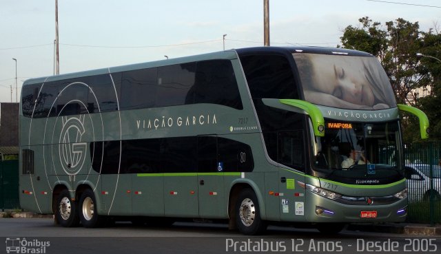 Viação Garcia 7217 na cidade de São Paulo, São Paulo, Brasil, por Cristiano Soares da Silva. ID da foto: 5047714.