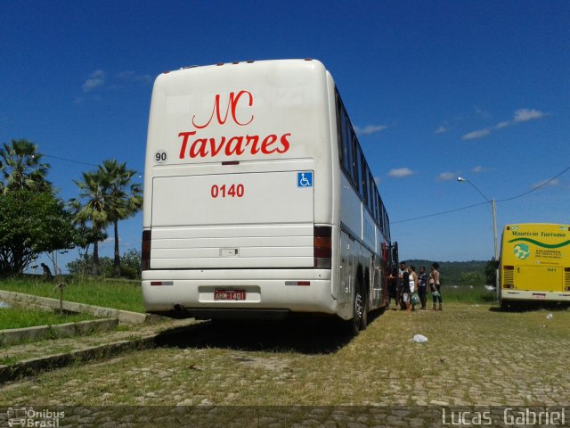 Expresso Tavares 0140 na cidade de Santa Cruz dos Milagres, Piauí, Brasil, por Lucas Gabriel. ID da foto: 5046587.