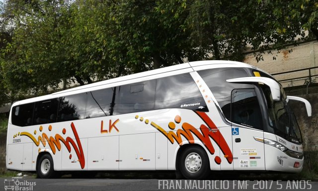 LK Transportadora Turística 22005 na cidade de São Paulo, São Paulo, Brasil, por Francisco Mauricio Freire. ID da foto: 5046864.