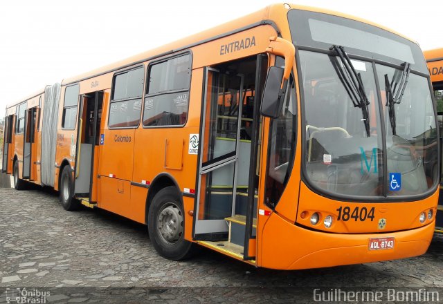 Viação Santo Ângelo 18404 na cidade de Colombo, Paraná, Brasil, por Guilherme Bomfim. Número da foto: #5049757.