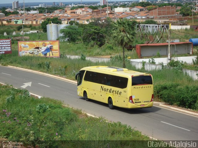 Viação Nordeste 1420 na cidade de Mossoró, Rio Grande do Norte, Brasil, por Otavio Adalgisio. Número da foto: #5049197.