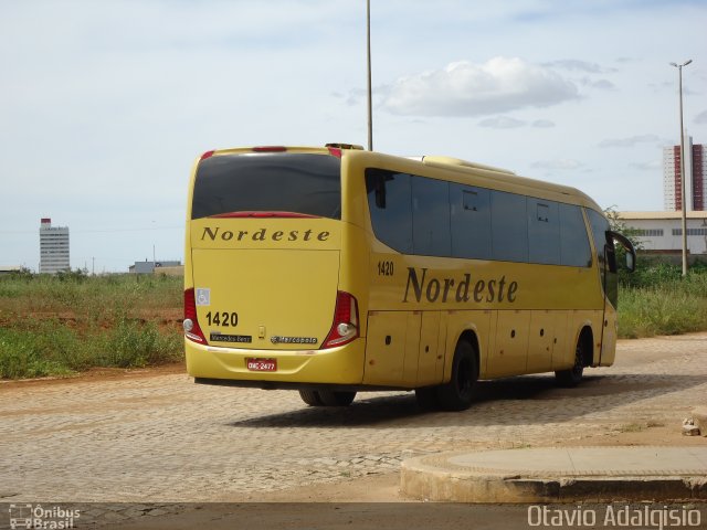 Viação Nordeste 1420 na cidade de Mossoró, Rio Grande do Norte, Brasil, por Otavio Adalgisio. ID da foto: 5049219.