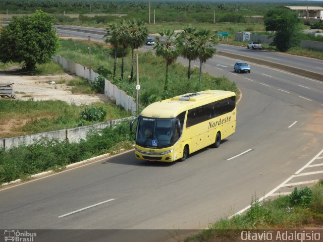 Viação Nordeste 1420 na cidade de Mossoró, Rio Grande do Norte, Brasil, por Otavio Adalgisio. ID da foto: 5049212.