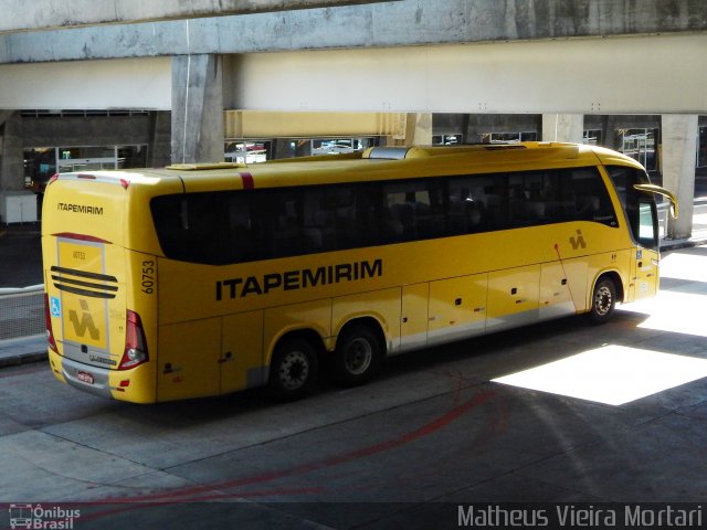 Viação Itapemirim 60753 na cidade de Curitiba, Paraná, Brasil, por Matheus Vieira Mortari. ID da foto: 5053313.