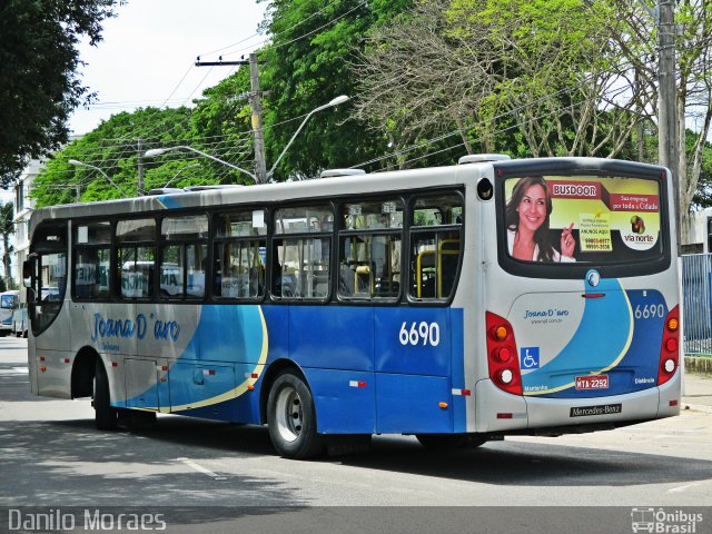 Viação Joana D´arc 6690 na cidade de Linhares, Espírito Santo, Brasil, por Danilo Moraes. Número da foto: #5051853.