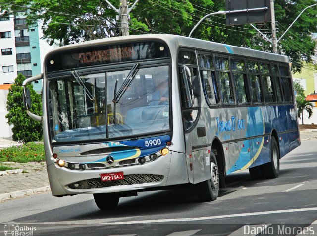 Viação Joana D´arc 5900 na cidade de Linhares, Espírito Santo, Brasil, por Danilo Moraes. Número da foto: #5051561.