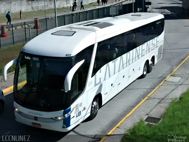 Auto Viação Catarinense 3311 na cidade de São Paulo, São Paulo, Brasil, por Luis Nunez. Número da foto: #5052586.