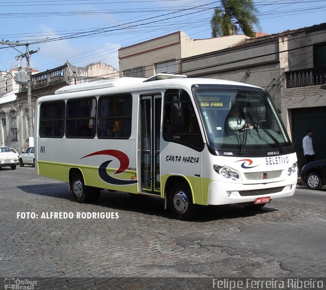 Transportes Santa Maria 80 na cidade de Pelotas, Rio Grande do Sul, Brasil, por Felipe Ferreira Ribeiro. Número da foto: #5052399.