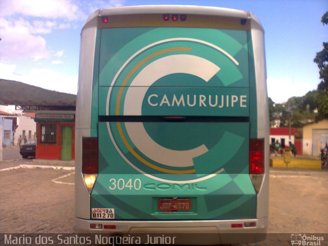 Auto Viação Camurujipe 3040 na cidade de Santa Inês, Bahia, Brasil, por Mario dos Santos Nogueira Junior. ID da foto: 5053258.