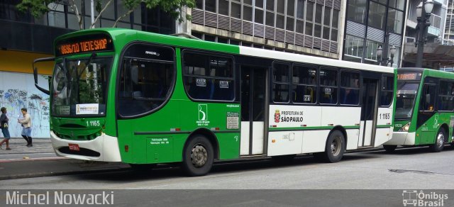 Viação Santa Brígida 1 1165 na cidade de São Paulo, São Paulo, Brasil, por Michel Nowacki. Número da foto: #5053938.