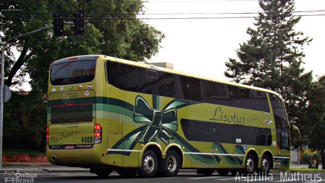 Lisotur Turismo 4400 na cidade de Sorocaba, São Paulo, Brasil, por Asprilla Matheus. Número da foto: #5055505.