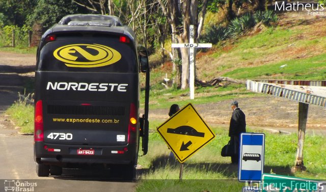 Expresso Nordeste 4730 na cidade de Nova Tebas, Paraná, Brasil, por Matheus Freitas. Número da foto: #5053776.