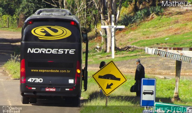 Expresso Nordeste 4730 na cidade de Nova Tebas, Paraná, Brasil, por Matheus Freitas. ID da foto: 5053776.