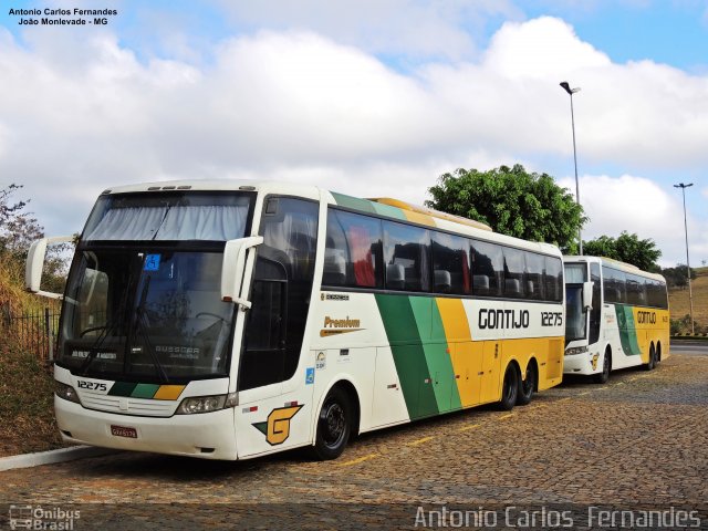 Empresa Gontijo de Transportes 12275 na cidade de João Monlevade, Minas Gerais, Brasil, por Antonio Carlos Fernandes. ID da foto: 5054123.