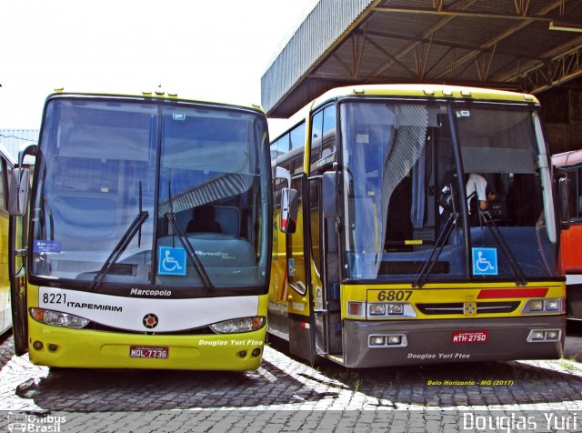 Viação Itapemirim 8221 na cidade de Belo Horizonte, Minas Gerais, Brasil, por Douglas Yuri. ID da foto: 5053436.