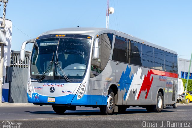 Turibus Platino 91 na cidade de Tlaquepaque, Jalisco, México, por Omar Ramírez Thor2102. ID da foto: 5054176.