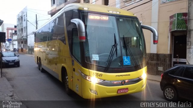 Viação Itapemirim 60549 na cidade de Manhuaçu, Minas Gerais, Brasil, por Emerson Leite de Andrade. Número da foto: #5057283.