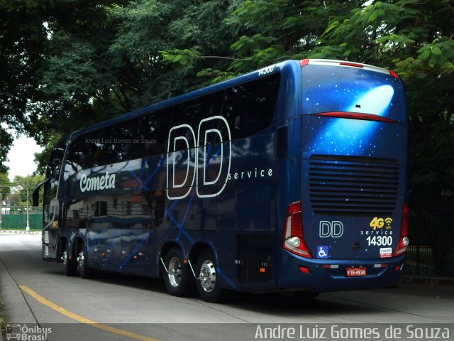 Viação Cometa 14300 na cidade de São Paulo, São Paulo, Brasil, por André Luiz Gomes de Souza. Número da foto: #5057772.