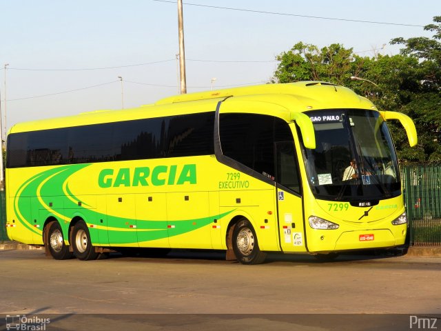 Viação Garcia 7299 na cidade de São Paulo, São Paulo, Brasil, por Alexandre Promenzio. Número da foto: #5056466.
