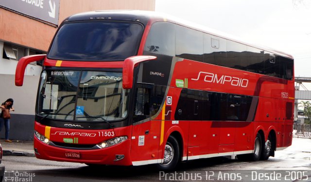 Viação Sampaio 11503 na cidade de Rio de Janeiro, Rio de Janeiro, Brasil, por Cristiano Soares da Silva. Número da foto: #5057990.