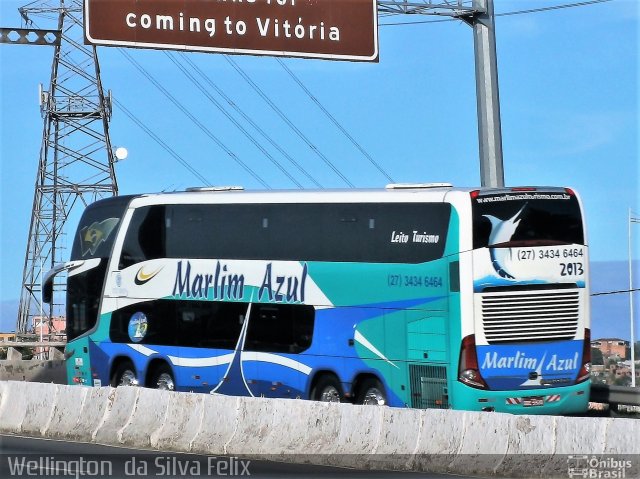 Marlim Azul Turismo 2013 na cidade de Vitória, Espírito Santo, Brasil, por Wellington  da Silva Felix. ID da foto: 5056483.