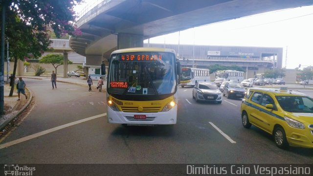 Transporte Estrela Azul A55028 na cidade de Rio de Janeiro, Rio de Janeiro, Brasil, por Dimitrius Caio Vespasiano. ID da foto: 5057008.