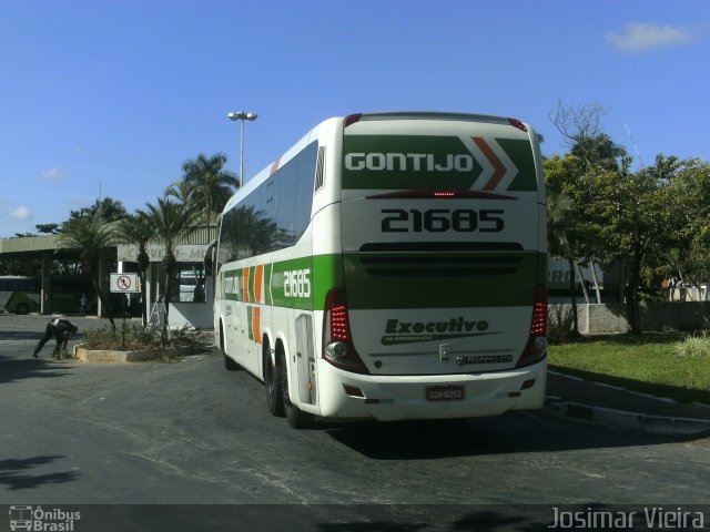 Empresa Gontijo de Transportes 21685 na cidade de Curvelo, Minas Gerais, Brasil, por Josimar Vieira. Número da foto: #5057792.