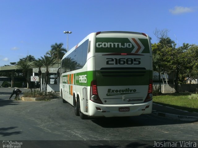 Empresa Gontijo de Transportes 21685 na cidade de Curvelo, Minas Gerais, Brasil, por Josimar Vieira. ID da foto: 5057792.